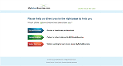 Desktop Screenshot of myrehabexercise.com